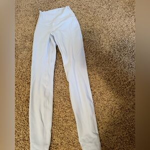 Double align lululemon light blue, 28 inch inseam barley worn